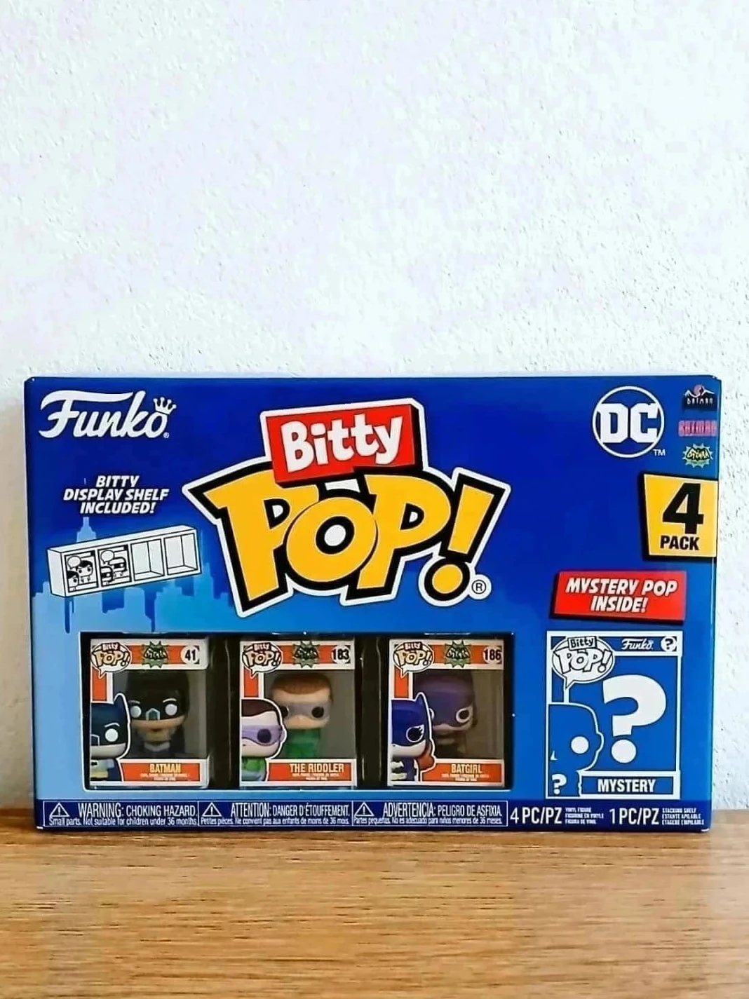Pack 4 figurines Bitty POP! DC Batman Funko